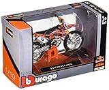 Bburago Die-cast Model - KTM 450 SX-F 2014 Motorbike - 1: 18 Scale - 51072, Multicolor