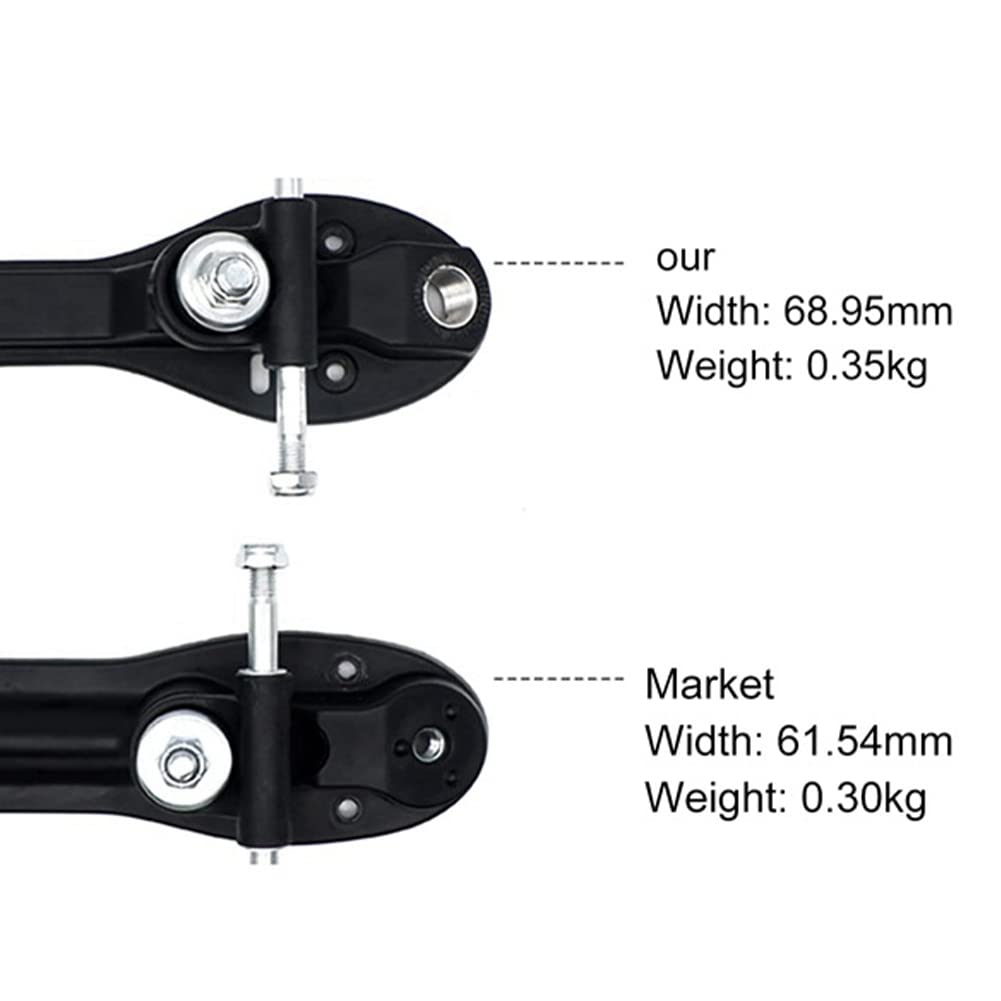 Lizusidtsy Roller Skate Base Four-Wheel Two-Row Roller Skate Bracket Skate Base Bottom Plate Black