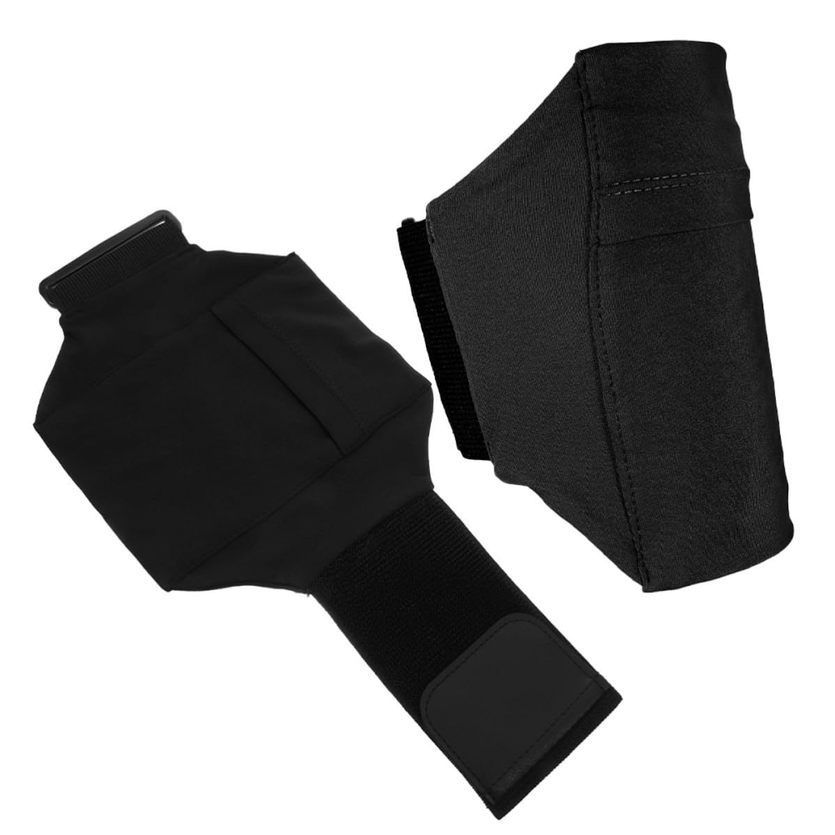 Cabilock 6 Pezzi Borsa per Gamba da Corsa Regolabile per Smartphone e | Tracolla Elastica, Tessuto Traspirante con Chiusura a Strappo, per Jogging e Attività All'aperto