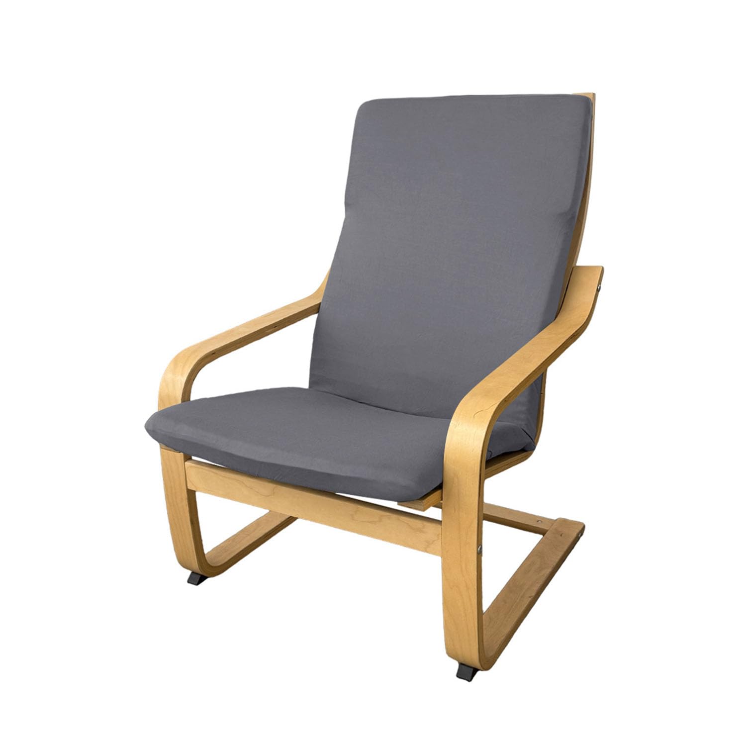YOPOIY Spandex Chair Cover Compatible with Poang Chair (Dark gray,one size)
