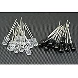 Diámetro: 5 mm 10pcs lanzamiento + 10pcs receptor 5 mm 940 nm Diodo por infrarrojos LED lámparas