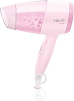 Philips Hair Dryer Bhc017/00 Thermoprotect 1200 Watts with Air Concentrator + Diffuser Attachment - Pink