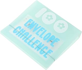 JEWEDECO 1 Conjunto De Pastas Envelopes Fichário De Orçamento Adesivos Folhas Soltas Planejador De Orçamento Fichário De Orçamento Pequeno Fichário De Poupança Fichário De