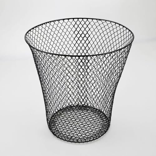 Caneca de Basura de Malla Negra Amosfun para Oficina y Hogar miniatura 4