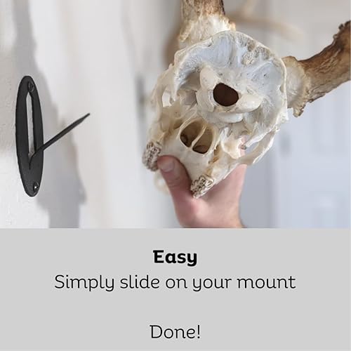 Miniatura 5 de Kabash Outdoors - Colgador de cráneo de montaje europeo fácil - Fabricado en los Estados Unidos con acero americano - Sistema de montaje de gancho