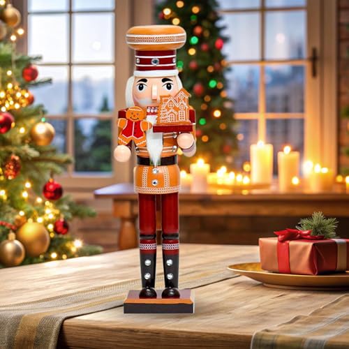 Soldat de Noël en bois pour embellir votre table de fêtes
