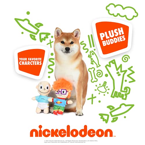 Nickelodeon For Pets Rugrats Tommy And Chuckie Figure Plush Figure Dog Toys - 6 Inch Baby Nickelodeon Toys - 2 Rugrats Toys For Dogs From Nickelodeon 90S - Nickelodeon Small Plush Toys For Dogs #TOP2