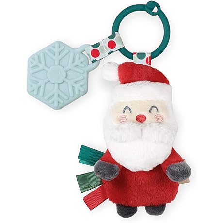 Itzy Ritzy Christmas: Baby Bear Nick Teething Toy