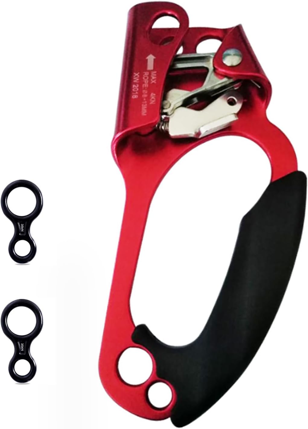 Climbing Hand Ascender Ergonomic Handled Rope Ascender Right Handled Ascender Arborist Tree Climber Rigging()