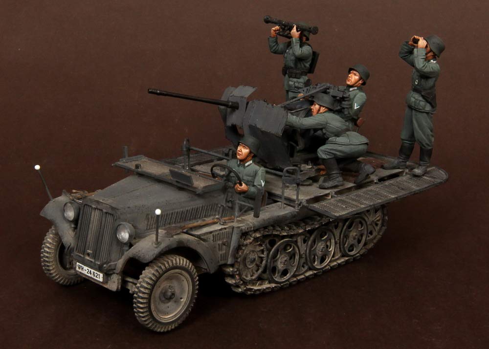 Figura in Resina Non Verniciata in Scala 1/35 Seconda Guerra Mondiale (No Auto) Kit Modello GK Nuovo Militare