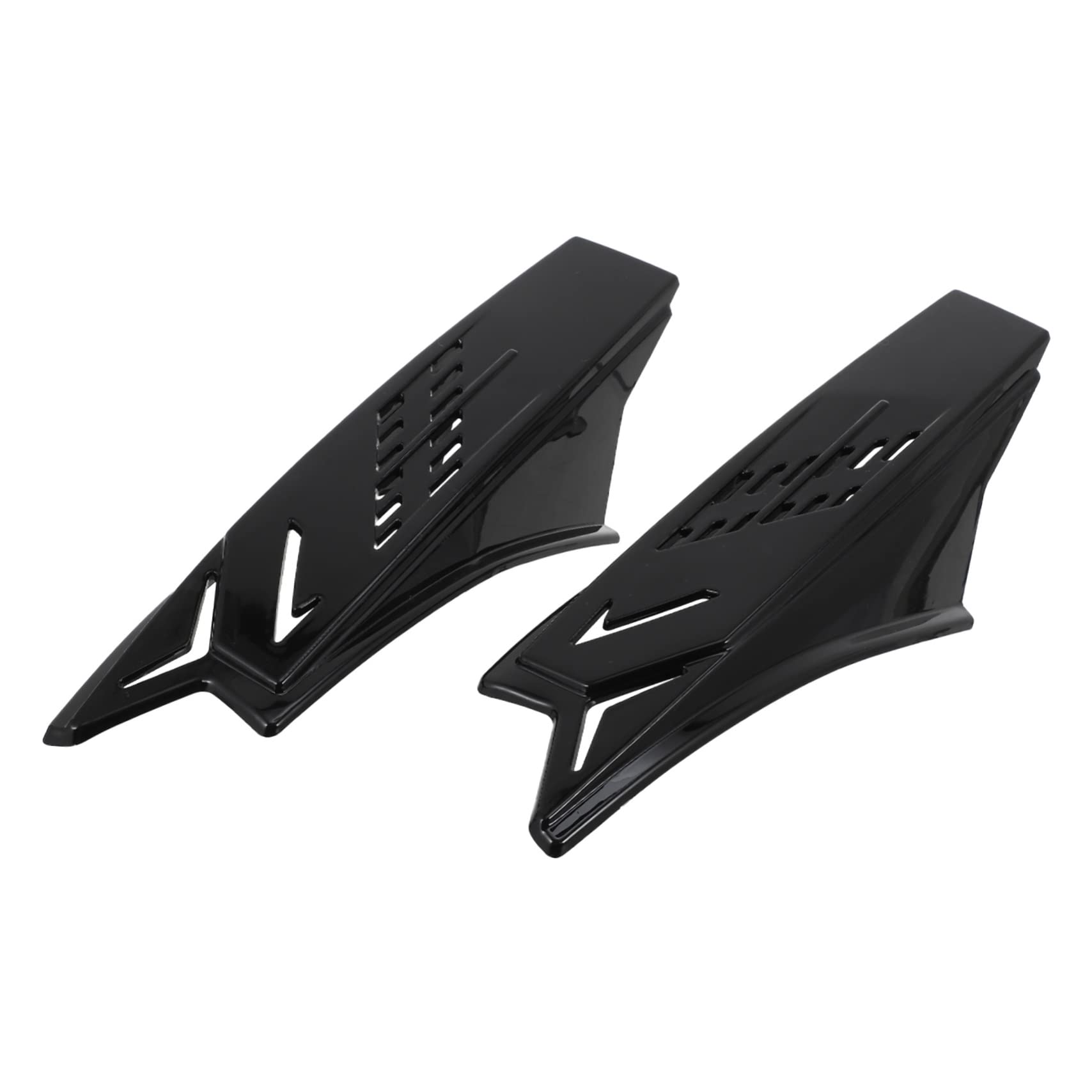 LAPYAPPE 2 Pcs Horn Ornament Helmet Black