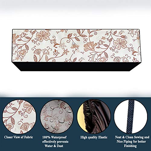 Image of Polycarbonate Water & Dustproof Split Ac Cover for Mitsubishi 2.2 Ton 3 Star, Srk25css-s6, Black (Color20)