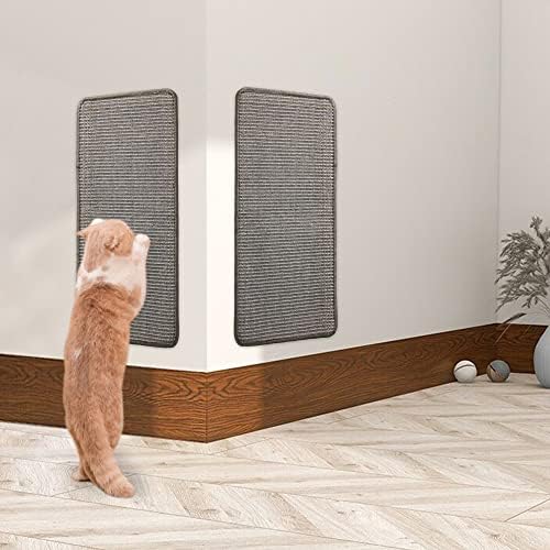 Navaris Cat Scratch Armrest Organiser Natural Sisal Furniture