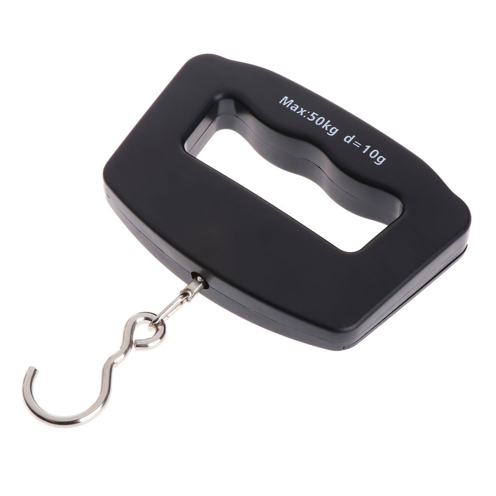 Portable Luggage Scale Digital Precise Fish Hook Hanging Scale Electronic Weight Scale for Travel Home 50kg/10g