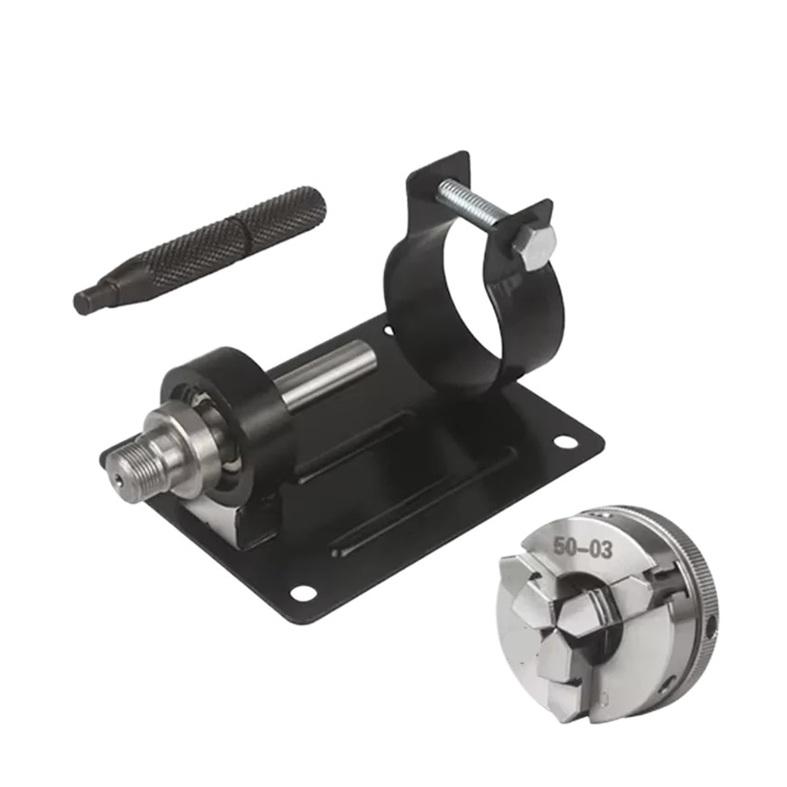 Iklaaqetbxps 50Mm 3Jaw 3 4 Jaw Self-Centering Mini Lathe Chuck Parts