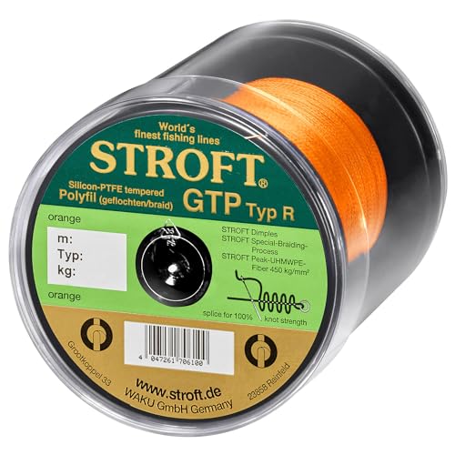 Stroft GTP Typ R Geflochtene Angelschnur 400m orange R4-0,220mm-9kg