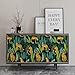 CHIHUT Cheetah Leopard Peel and Stick Wallpaper Jungle Tropical Wildlife Self Adhesive Wallpaper for Living Room Bedroom Removable Green Palm Leaf Contact Paper for Cabinets Walls 17.7” x 100”