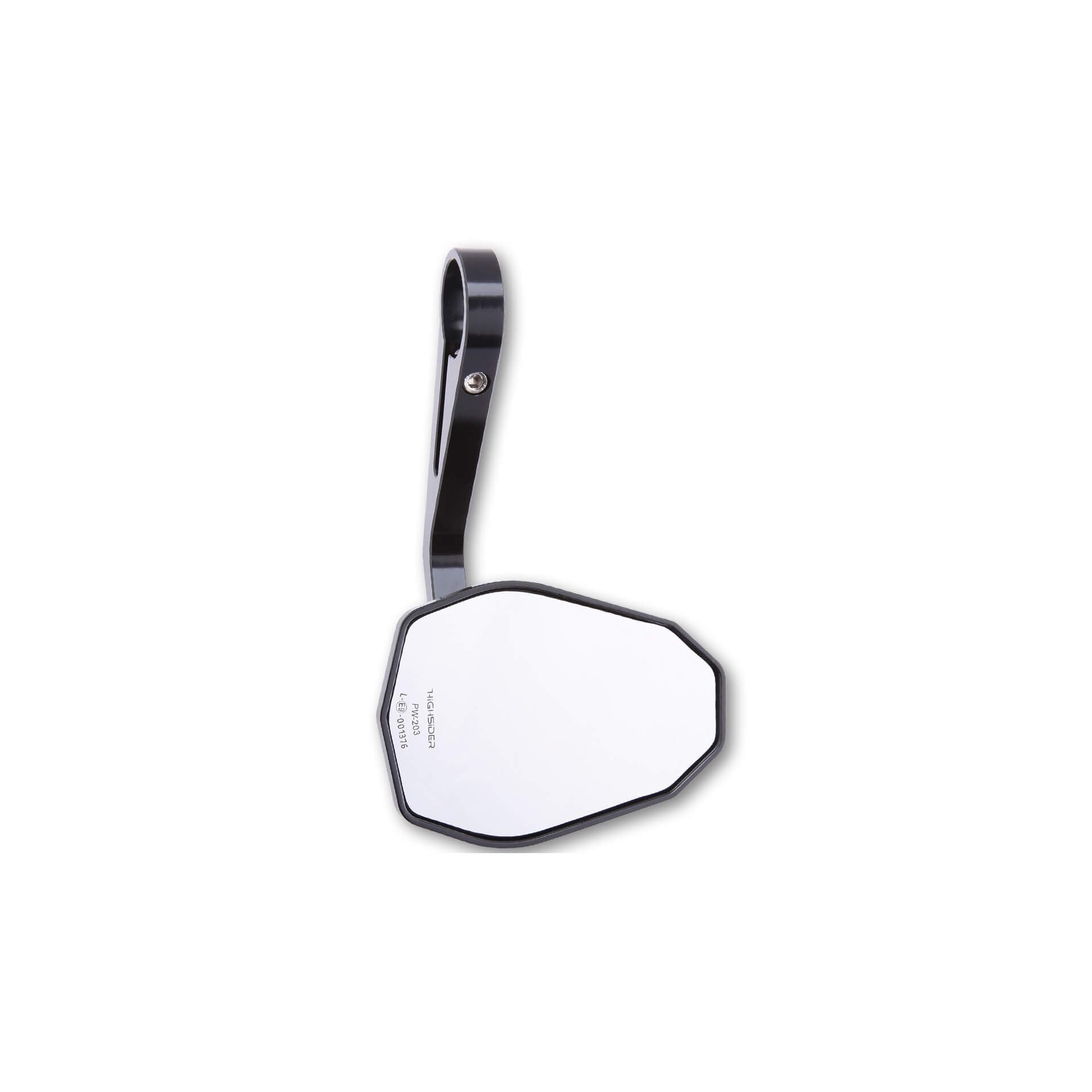 HIGHSIDER Specchietto retrovisore Victory, nero, per manubrio
