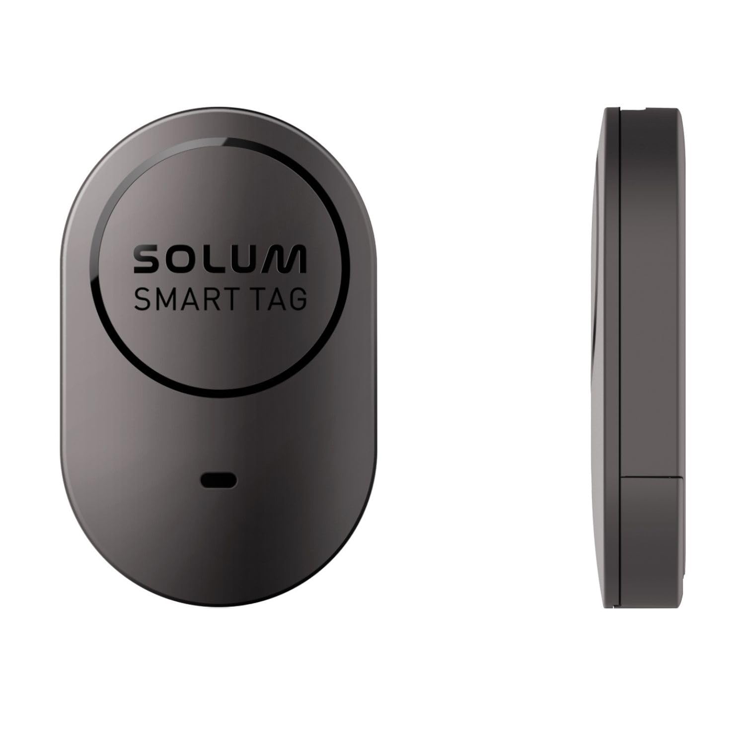 SOLUM Smart Tag 2.4 GHz Bluetooth Key Finder Item Locator Tracking Device with IP43 Dust & Water Resistant Compatible ONLY for Samsung Devices (1 Pack) - Black-image-49