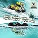 UFOLED Remote Control Car, Waterproof Monster Truck Toys RC Cars for Boys, 1:18 Amphibious 4WD All Terrain Off-Road Pickup Toy Trucks, Christmas Birthday Gift Boys Girls Kids Ages 6 7 8-12 Years Old