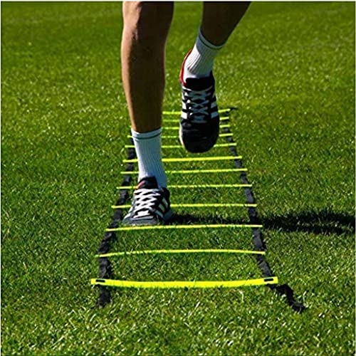 Sports 8 m Speed Agility Ladder Track and Field Equipment for Sports Training and Soccer Football Tennis Baseball Drills (20 Rungs) – Image 3