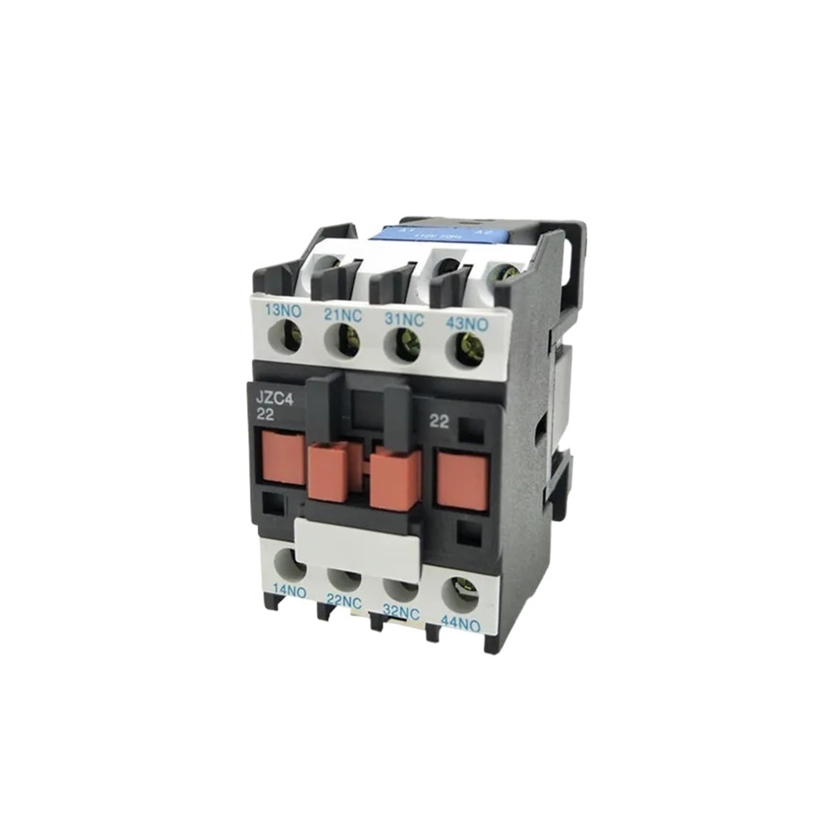 RCGKNNMUZ JZC4-22 contactor Relay 24 36 110 220 380V Coil 3P 3-Phase 2NO+2NC AC contactor 10A Ui 690V