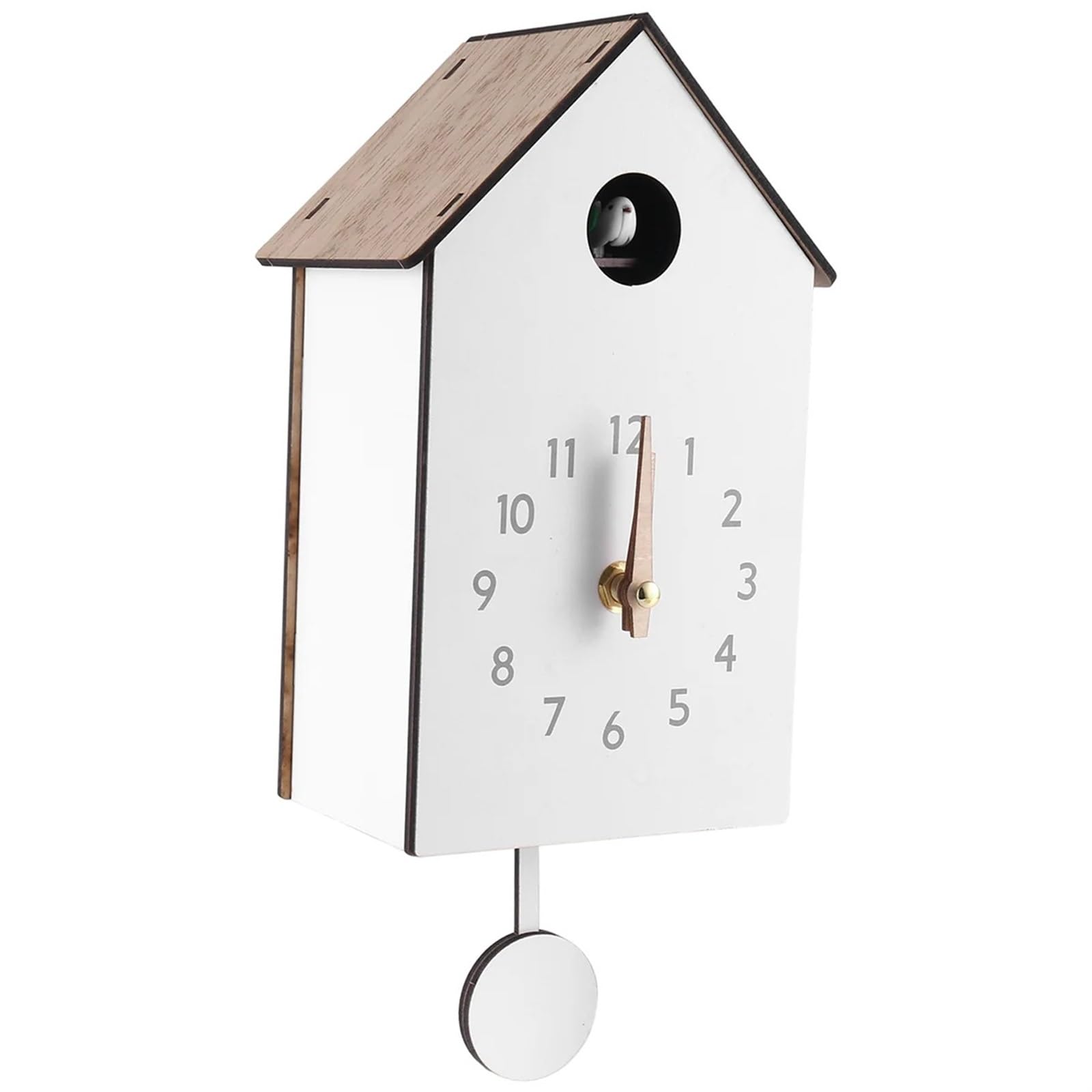 SNGUOQ Cuckoo Bird Design Wall Hanging Clock Timer For Home Office Decoration For Bedroom Office