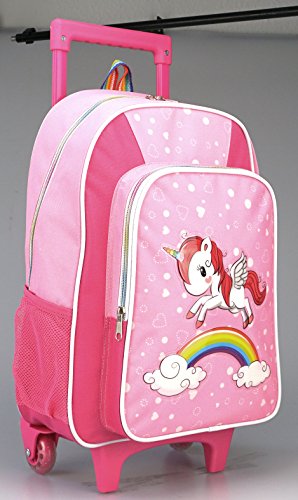 STEFANO Kinderen reisbagage eenhoorn eenhoorn set roze met regenboog voor meisjes - Afbeelding 4