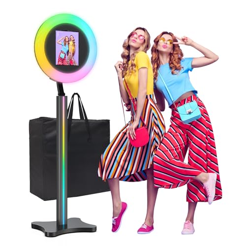 Portable Photo Booth Machine Compatible Any Ipad, PhotoBooth Stand Shell with ChackTok Software...