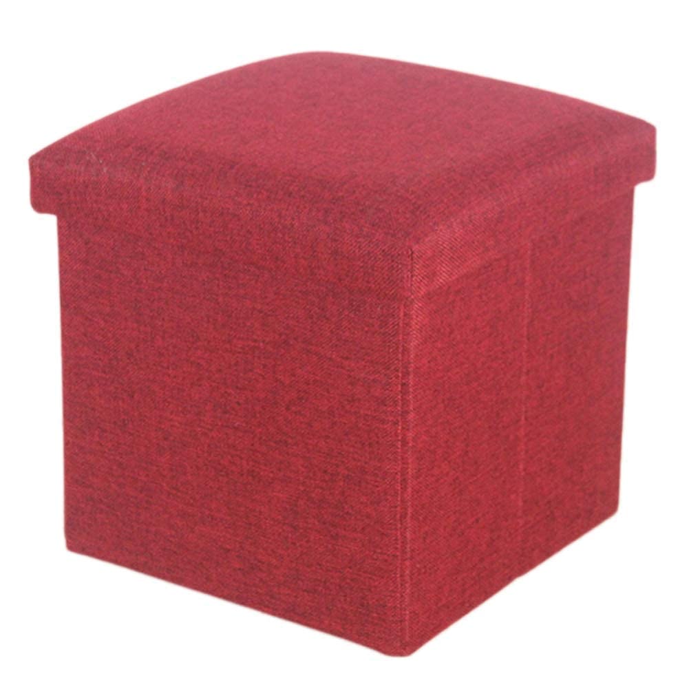 Tabouret siège avec couvercle et repose-pieds de rangement pour petit espace