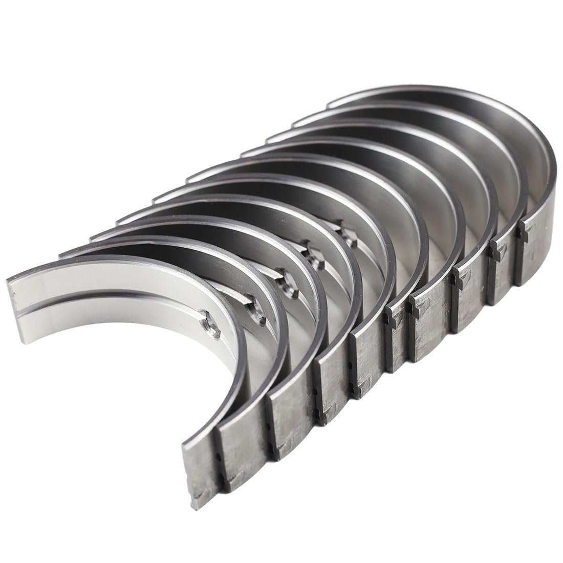 10PCS Main Bearings Set Compatible with Chrysler Compatible with Dodge Compatible with Jeep Compatible with Ram 5.7L-6.4L V8 2003-2016, MB1160, MB5659SI, 5M2220A