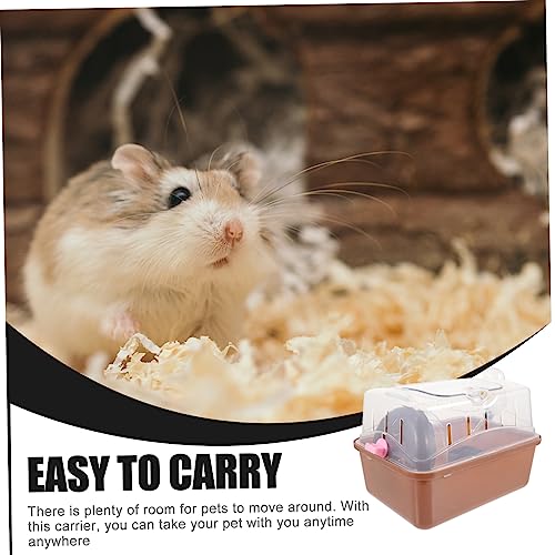 VILLFUL Gaiola Para Hamster Acrílico Porquinho Da Índia Plástico Caixa De Viagem Para Animais De Est