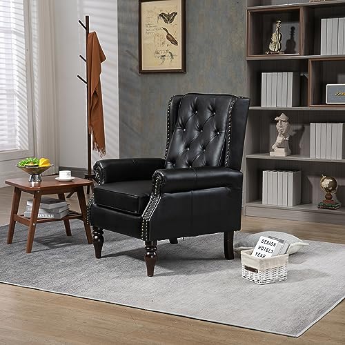 Sillón Plegable Acabado Botones Negro miniatura 4