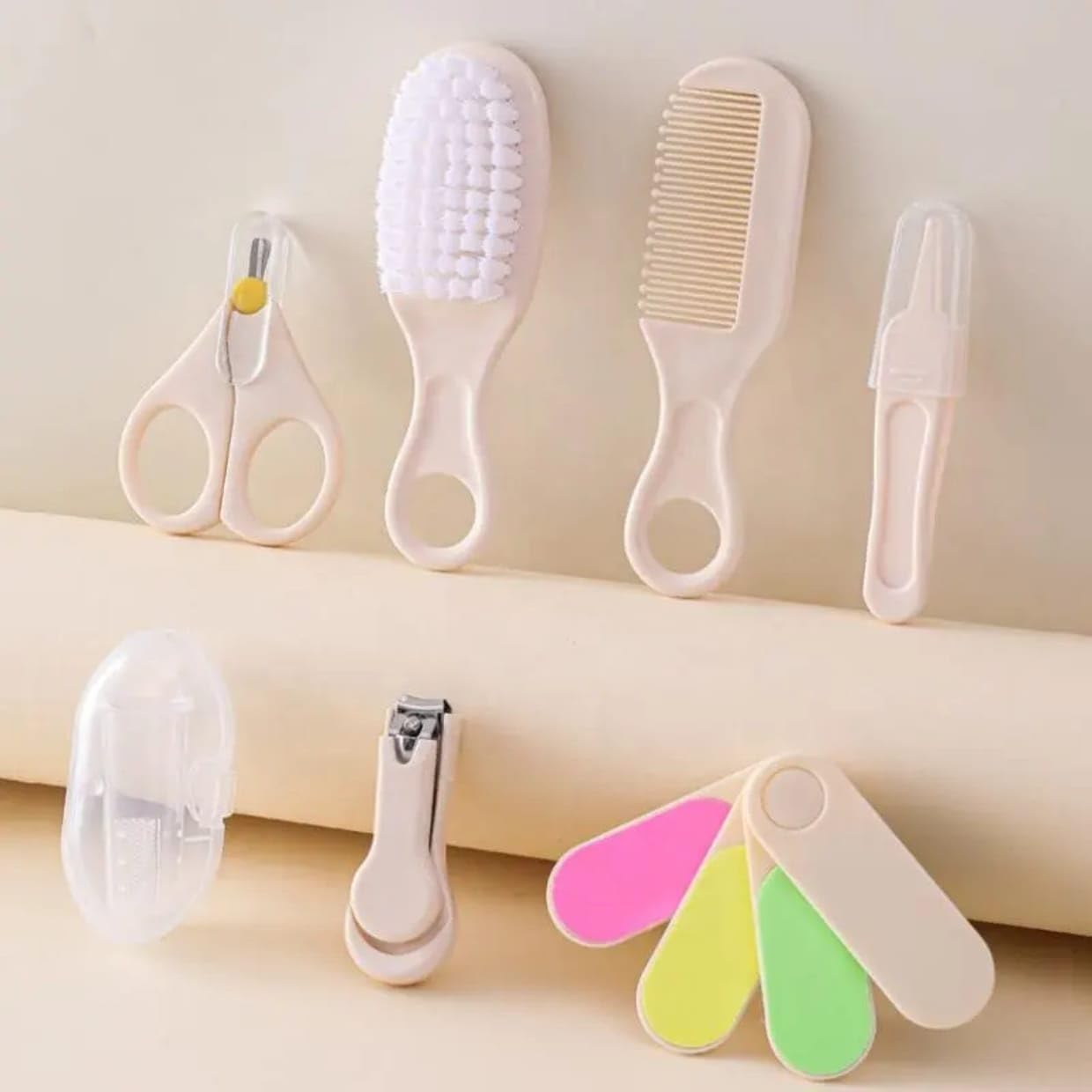 NOBLEUX Baby Nursery Care Kit Set Healthcare Grooming Kit Baby Brush Comb Product for Babies Infant