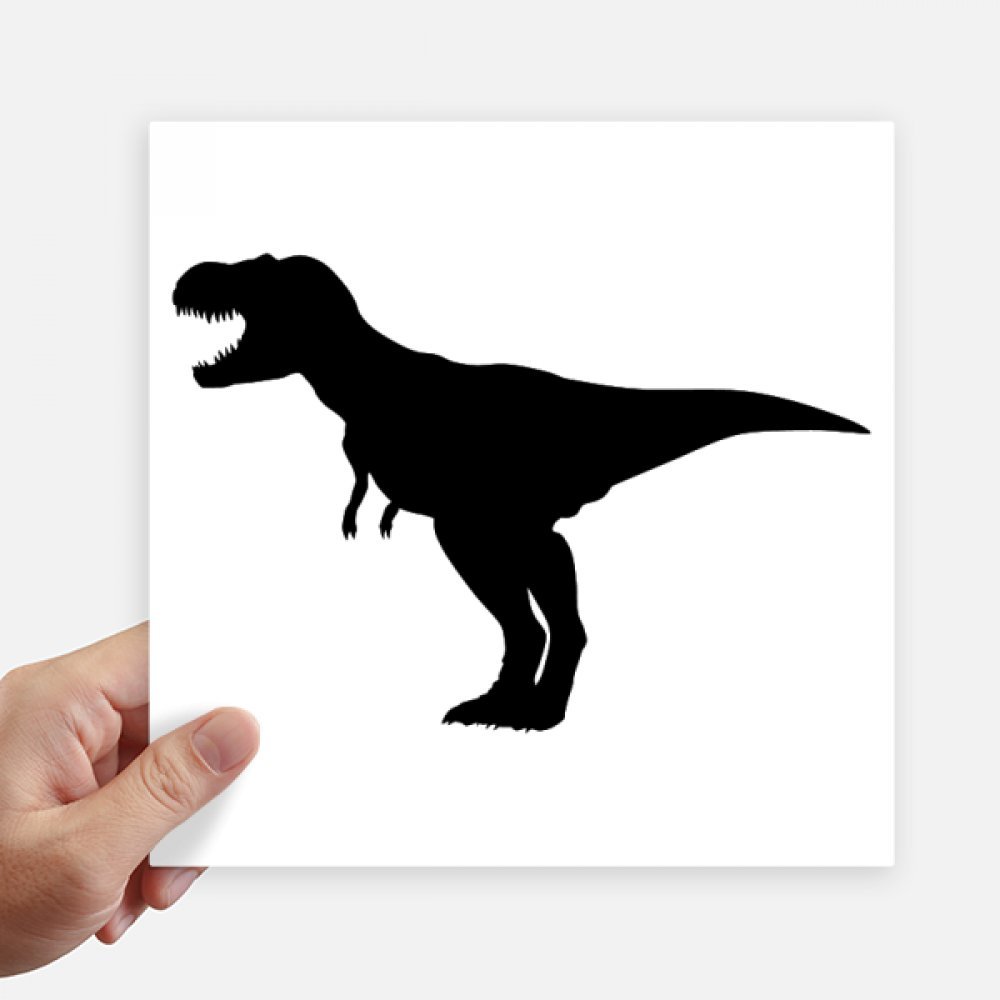 Autocollant carré de 20 cm os de dinosaure pour masquer les rayures de valise et moto