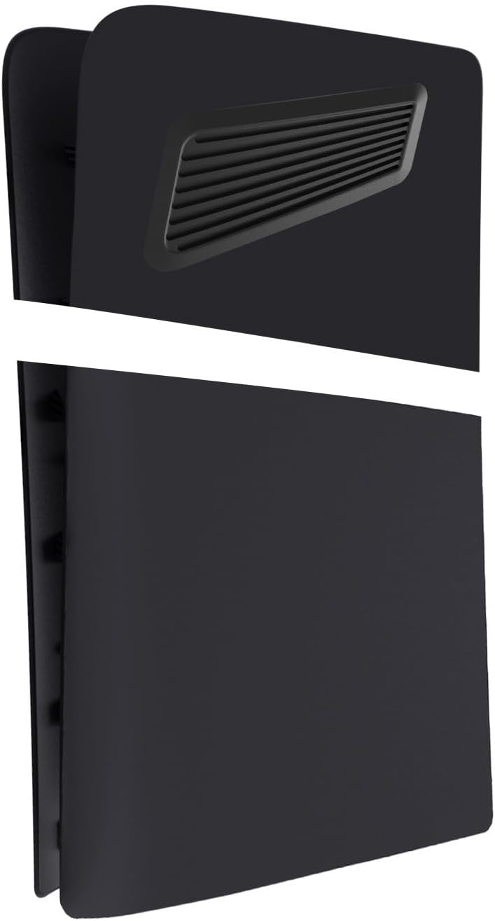 XBERSTAR PS5 Pro Console Face Plate Cover for PS5 Pro Digital Edition (Black) - Image 2