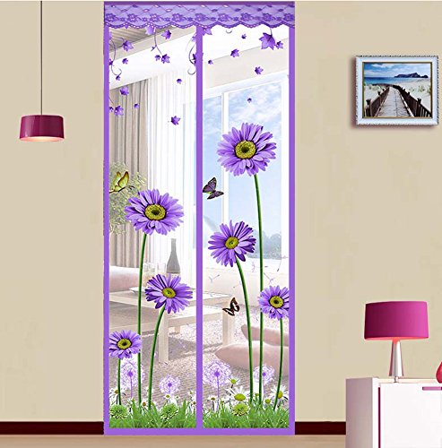 Preisvergleich Produktbild BGH Sommer-moskitonetz Französische magnetische schirmtür Magnetische schirmtür für Garage Full-Frame Velcro-I 120x210cm(47x83inch)