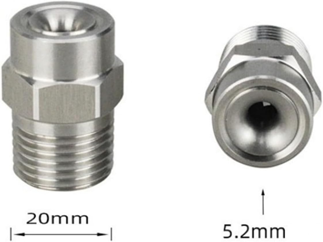 1 piece Stainless Steel Water Inline Entry Hollow Cone Misting Nozzle(3/8 Inch)