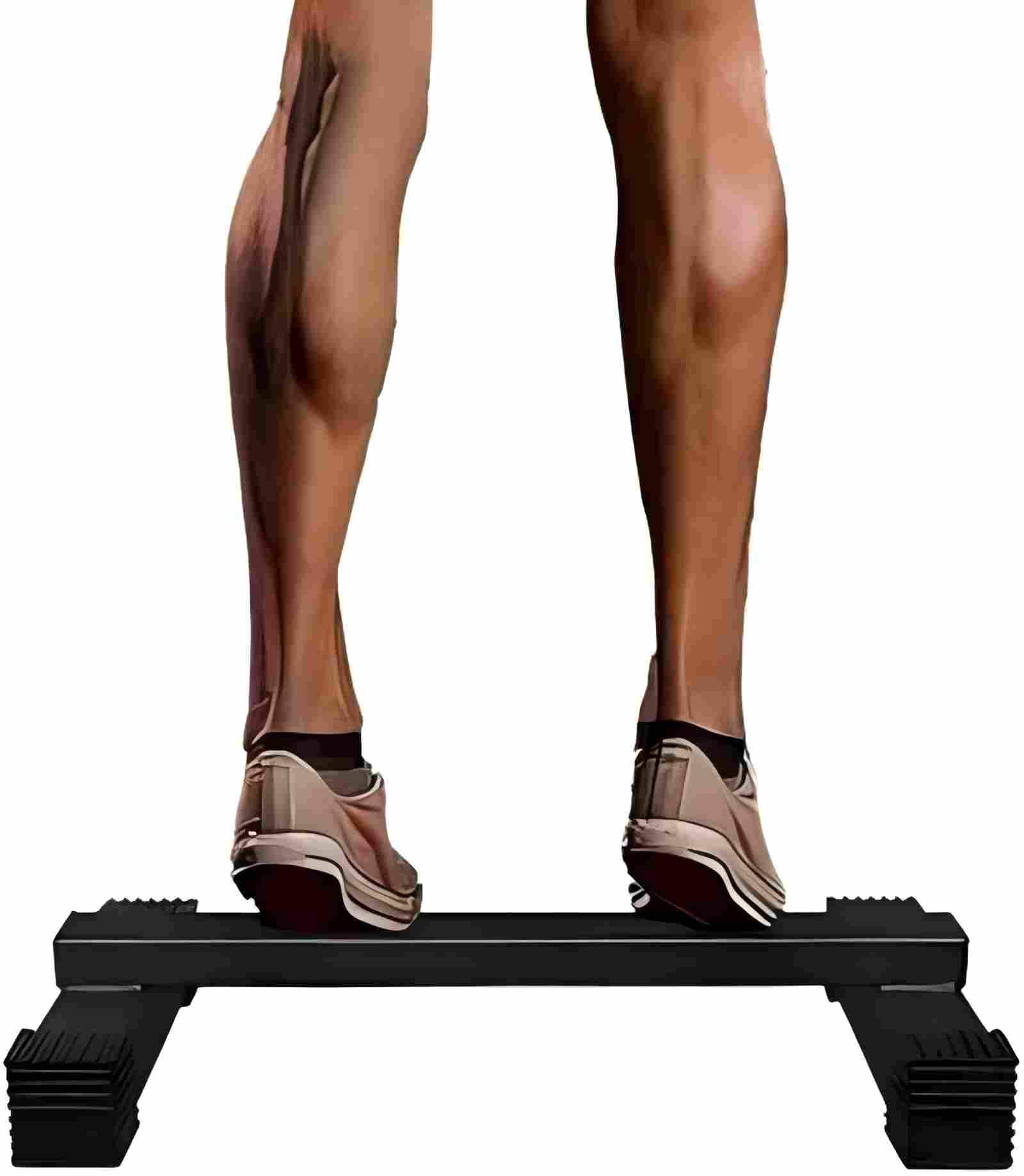 HoldOneLight Stehende Wadenhebe-Maschine & Wadenhebestange – Multifunktionales Fitnesspedal für Kniebeugen, Wadenstrecken und Krafttraining