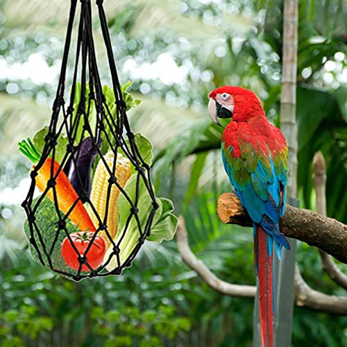 Voedingstool, Kip Groente Fruit String Bag, Treat Feeding Tool Met Haak, Opknoping Voedingsnet, Feeder Voor Kip Gans Eend - Afbeelding 5