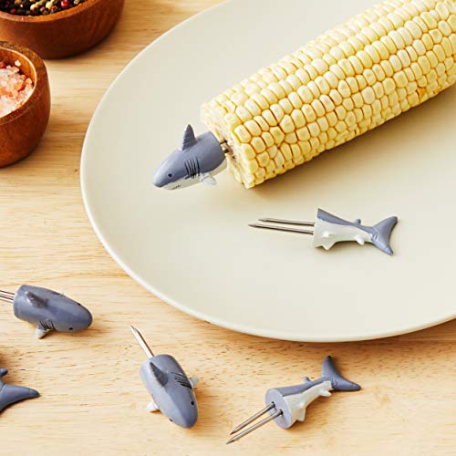 Outset-Shark-Corn-Holders-Set-of-4-Pairs
