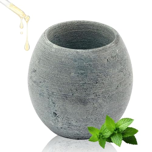 MICOKAY Sauna Aromatherapy Stone, Natural Volcanic Rock Essential Oil Diffuser, Heat-Resistant Durable Spa Accessories, Luxury Gift for Sauna Lovers
