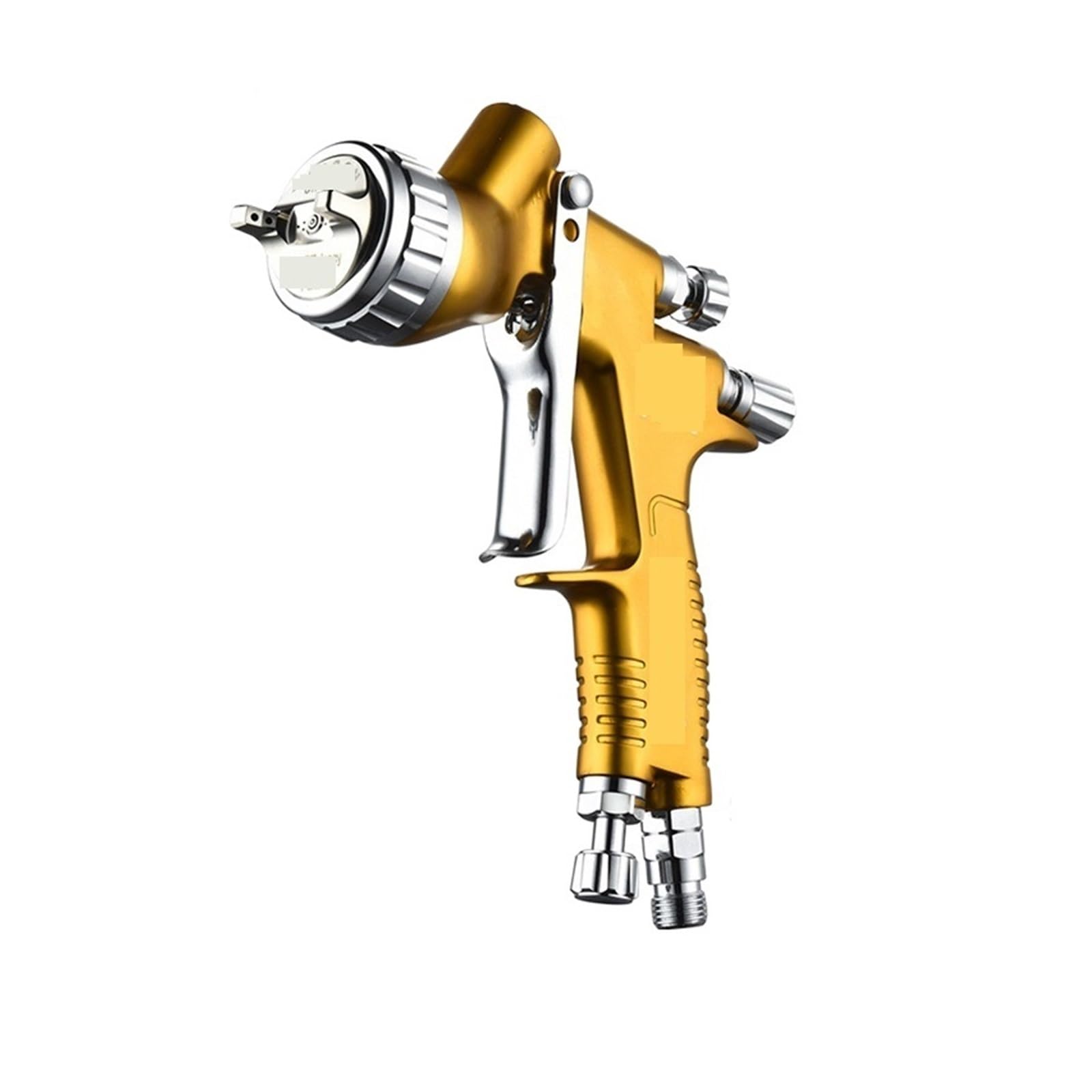 Pistola per verniciare, Pistole a spruzzo 1.3/1.8/mm spruzzatore di Vernice aerografo Mini Pistola pneumatica a spruzzo for la verniciatura di Strumenti for Auto(Gold 1.8 Caliber)