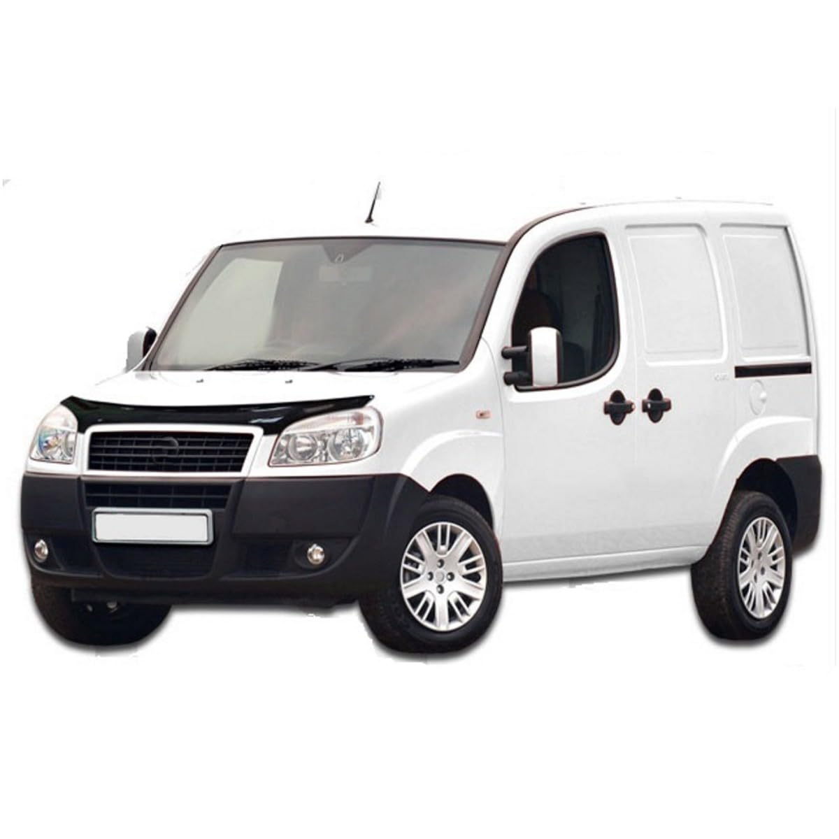 SCOUTT Bra de Capot Déflecteur de Protection pour Fiat Doblo 2005-2010, Aérodynamique, Assemblage Facile, Aucun Perçage Requis