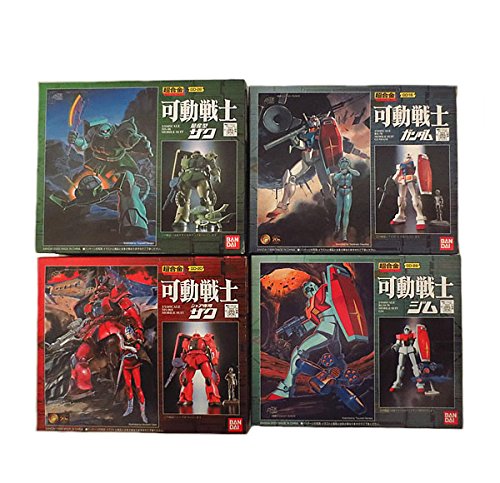 Amazon.co.jp: バンダイ 超合金 可動戦士 ガンダム ジム ザク ジム 