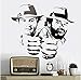 Produktbild 65X57cm Bud Spencer Und Terence Hill Wandaufkleber Lächerlich Lustig Charakter Porträt Vinyl Aufkleber Klassische Film Abbildung Wandbilder