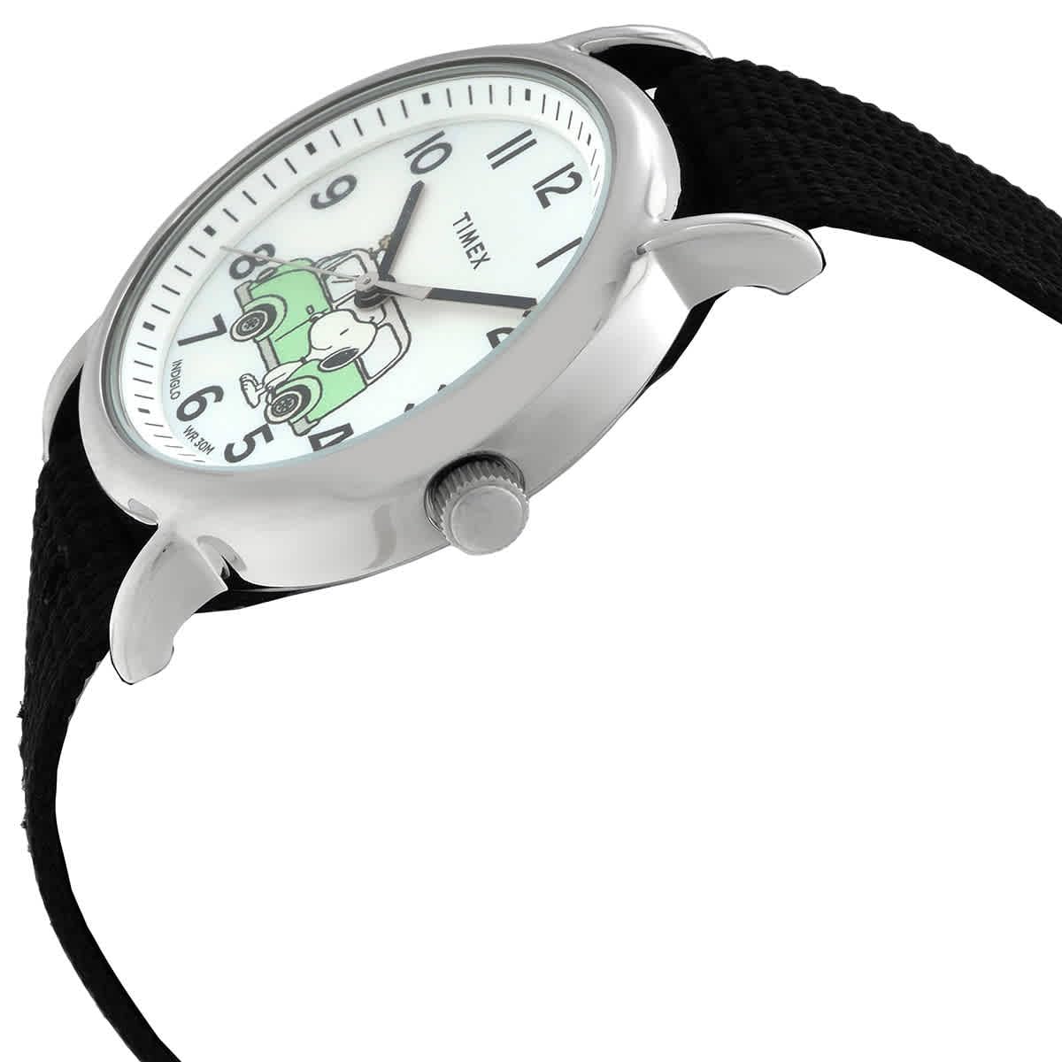 Timex Orologio analogico al quarzo unisex con cinturino in tessuto TW2Y11800JT