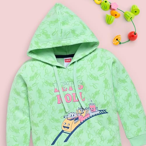 Image of LuvLap Baby Boys Full Sleeve Boys Hooded Sweatshirt & Pyjama Set