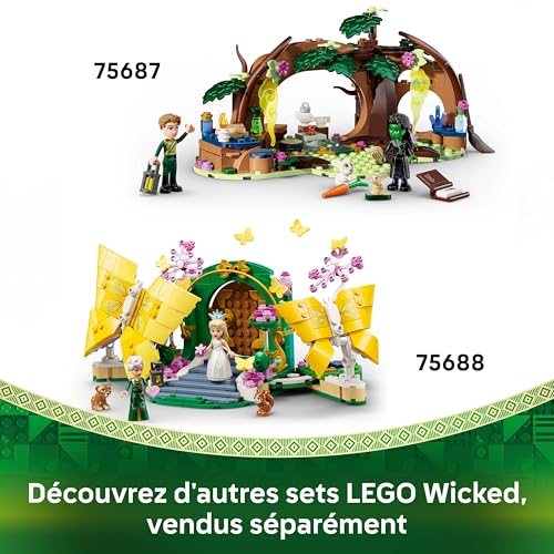 LEGO Wicked Le Mariage de Glinda - Jouet de Construction avec 2 Mini-Poupées & 2 Figurines de Papillons - Fleurs & Accessoires - Cadeau pour Fille dès 8 Ans & Fans du Film 75688