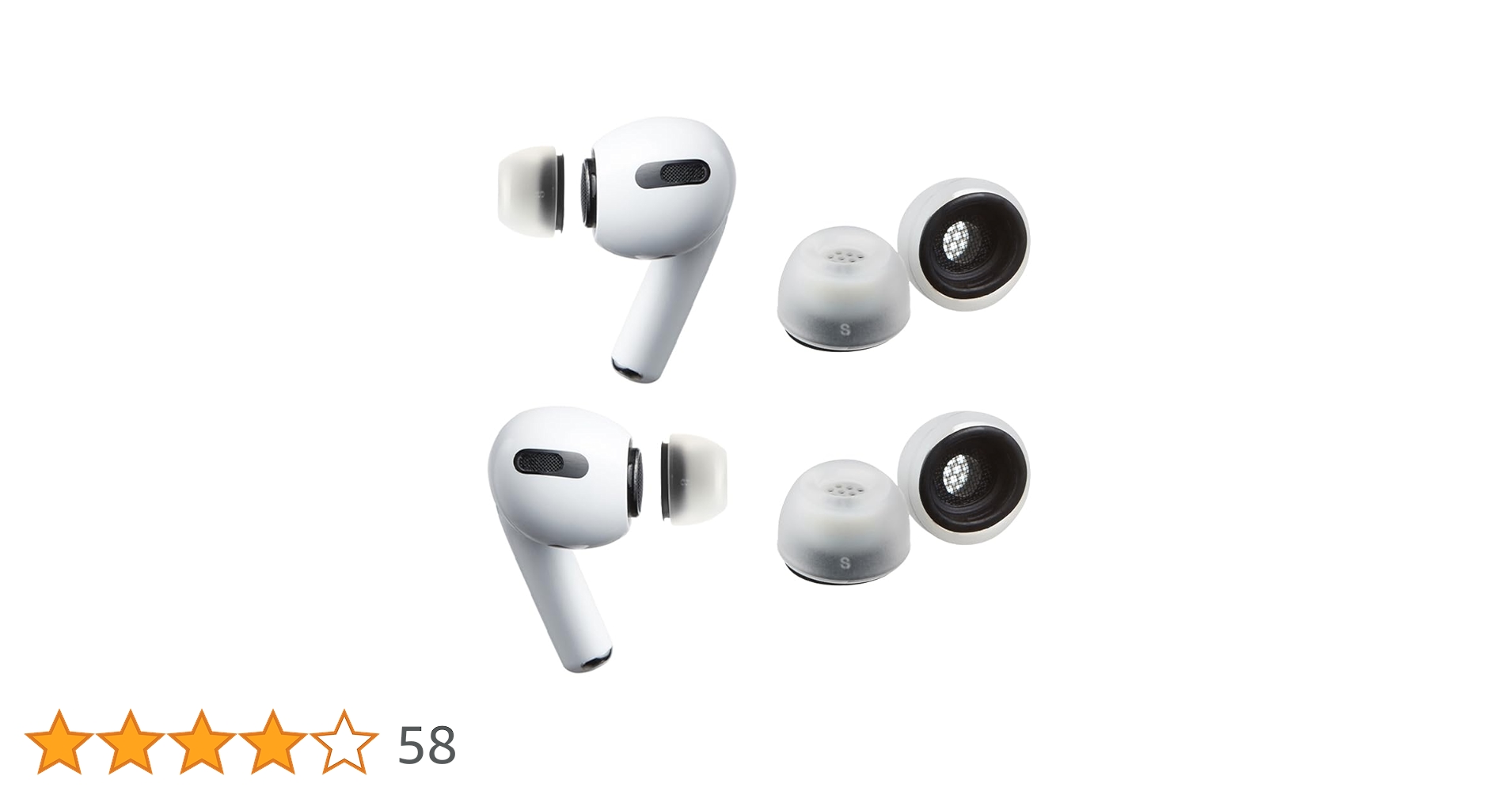 Apple - Apple AirPods Pro 第2世代　左耳　イヤーチップ付き Amazon | Seltureone【4組】イヤーピース AirPods Pro 第1/2世代